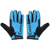 4 - Arrowmax Sports and Fitness Gym Gloves,  Black & Blue  Free Size 