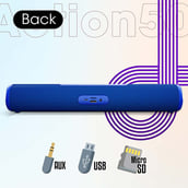 5 - Zebronics Zeb-Action 50 Wireless Speaker, Blue