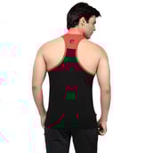 Omtex Gym Stringers,  Black Red  Medium 