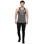 Omtex Sublimated Gym Tank - Classique-01,  Black  XXL 