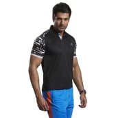 Omtex Active Wear T-Shirts - 1603,  Black  XL 