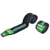 KOBO Knee Wraps Bandages (WTA-10),  Green  Free Size 