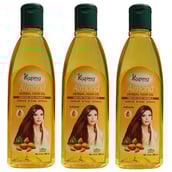 Kazima Almond Herbal Hair Oil, 100 ml All Hair Type (Pack of 3)