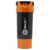 1 - Boldfit Gym Pro Cyclone Shaker,  Orange  500 ml 
