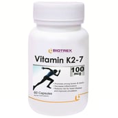 Biotrex Vitamin K2-7 (100 mcg),  Unflavoured  60 capsules 