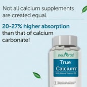 4 - Neuherbs True Calcium,  60 tablet(s)  Unflavoured 