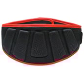 1 - MuscleXP Gym Nylon Padded Weightlifting Belt,  Black  Medium 
