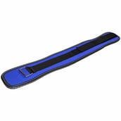 9 - MuscleXP Weight Lifting Gym Belt,  Blue  Small 