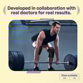 5 - Careforce Knee Cap for Men,  Black  Large 