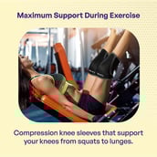 7 - Careforce Knee Cap for Men,  Black  Extra Large 