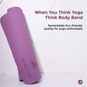 3 - Bodyband TPE Yoga Mat,  Pink-Purple  6 mm 