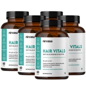 1 - Nirvasa Hair Vitals DHT Blocker with Biotin,  60 tablet(s)  Unflavoured (Pack of 5) 
