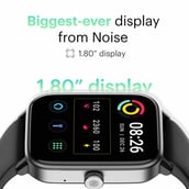 1 - Noise ColorFit Pro 4 Max Smartwatch,  Jet Black  Free Size 