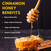 5 - Nutty Yogi Cinamonn Honey,  500 g 