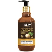 WOW Skin Science Macadamia Nut Oil Conditioner,  300 ml  for Dry, Brittle & Coarse Hair 