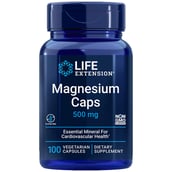 Life Extension Magnesium Caps (500mg), Unflavoured 100 veggie capsule(s)