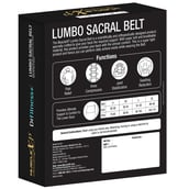 10 - MuscleXP Lumbo Sacral Belt,  Grey  Large 