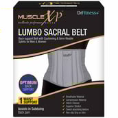 7 - MuscleXP Lumbo Sacral Belt,  Grey  XL 