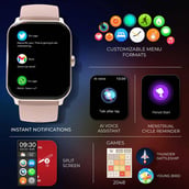 8 - beatXP Marv Neo Smartwatch, Rose Gold