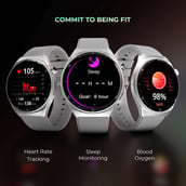 5 - beatXP Vega X Smartwatch,  Silver 