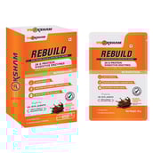1 - Proksham Rebuild Whey Protein,  7 sachets/pack  Belgium Chocolate 