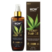 1 - WOW Skin Science Hemp Hair Oil,  150 ml  for Dry Scalp & Weak, Damaged Hair 