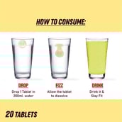 5 - Big Flex Vitamin-C,  20 tablet(s)  Lemon (Pack of 3) 