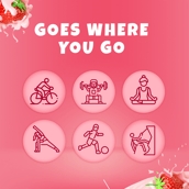 9 - MuscleBlaze 18g Protein Shake (No Added Sugar) OP,  6 Piece(s)/Pack  Strawberry Cream 