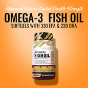 3 - MuscleXP Advanced Fish Oil Omega-3,  60 capsules 