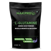 1 - Nakpro L-Glutamine,  0.33 lb  Blueberry 