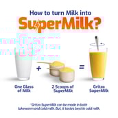 6 - Gritzo SuperMilk Protein & Nutrition Drink 4-7y,  400 g  Mango