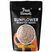 True Elements Roasted Sunflower Seeds, Unflavoured 0.125 kg