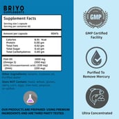 5 - Briyo Fish Oil 1000mg,  60 softgels 