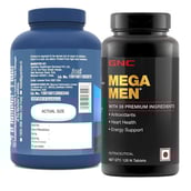 8 - GNC Triple Strength Fish Oil & Mega Men Multivitamin Combo,  2 Piece(s)/Pack 