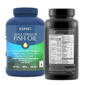 9 - GNC Triple Strength Fish Oil & Mega Men 50 Plus Combo,  2 Piece(s)/Pack 