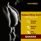 4 - Nakpro Whey Gold Whey Protein Concentrate, 2.2 lb Lychee Pack of 2