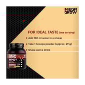 4 - Megagrow Whey Protein Isolate, 2.2 lb Cookie & Cream