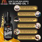6 - Man Arden 7X Beard Oil, 30 ml Unscented