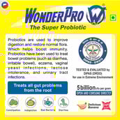 5 - WonderPro The Super Probiotic,  15 sachets/pack  Delicious Banana 