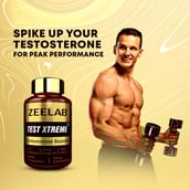 4 - Zeelab Test Xtreme Testosterone Booster,  60 capsules  Unflavoured 