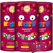 1 - Mom & World Kidsy Immunity, 30 gummies Strawberry (Pack of 3)