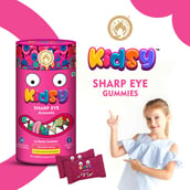 3 - Mom & World Kidsy Sharp Eye - Strawberry,  30 gummies 