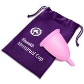 7 - Mom & World Reusable Menstrual Cup,  2 Piece(s)/Pack  Small 