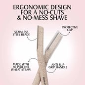 3 - Mom & World ShaveRush Sleek Face Razor, 3 Piece(s)/Pack 6 IN 1