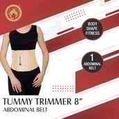 2 - Mom & World Tummy Trimmer 8 Inches Abdominal Belt,  Beige  Small 