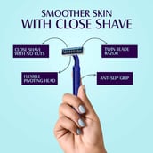 4 - Mom & World ShaveRush Mellow Body Razor,  5 Piece(s)/Pack  4 IN 1 