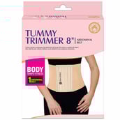 7 - Mom & World Tummy Trimmer 8 Inches Abdominal Belt,  Beige  Large 