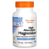 1 - Doctor's Best High Absorption Magnesium, Unflavoured 120 tablet(s)