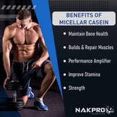 5 - Nakpro Micellar Casein Protein,  2.2 lb  Strawberry 