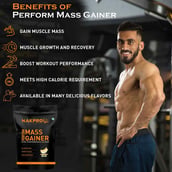 7 - Nakpro Perform Mass Gainer,  2.2 lb  Banana (Pack of 5) 